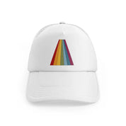 groovy shapes 11 white trucker hat