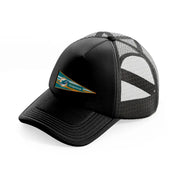 miami dolphins flag-black-trucker-hat