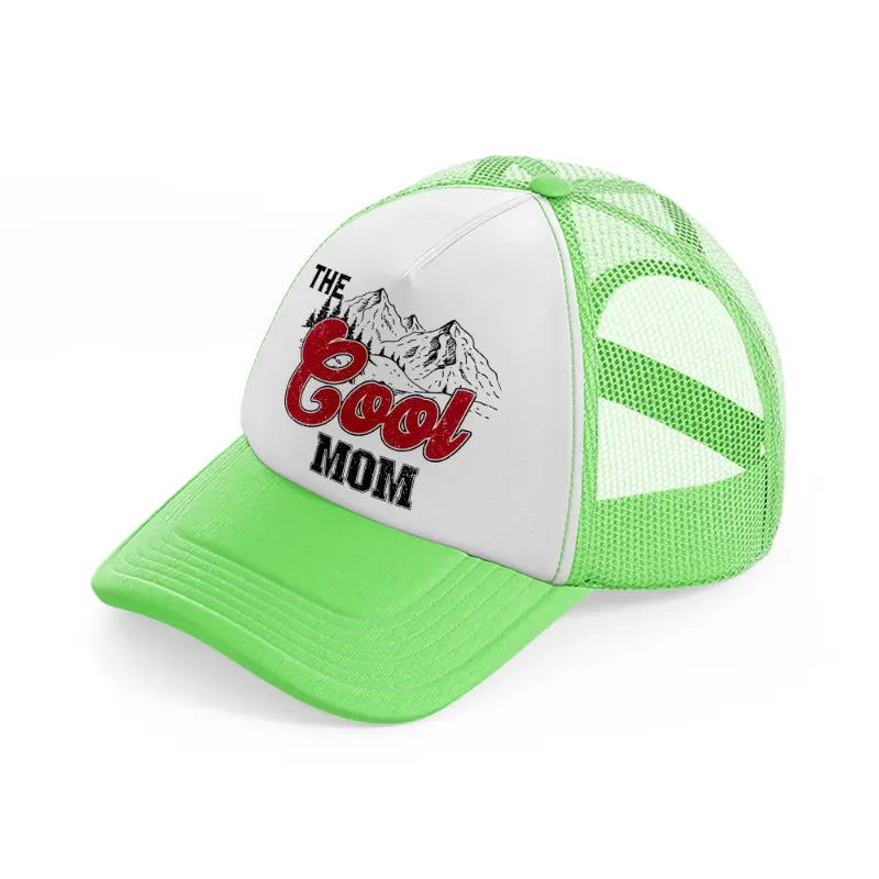 the cool mom-lime-green-trucker-hat