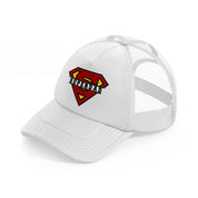 super dad color-white-trucker-hat