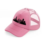 chicago white sox city shape-pink-trucker-hat