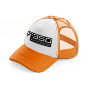 f.350 xlt-orange-trucker-hat