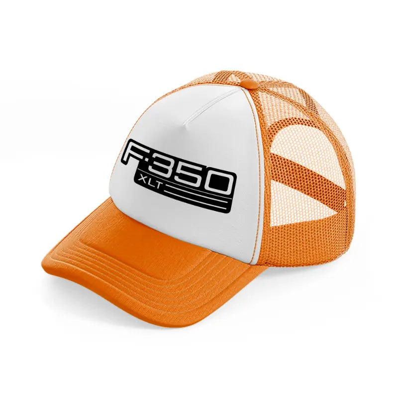 f.350 xlt-orange-trucker-hat