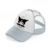 bat kitty-grey-trucker-hat