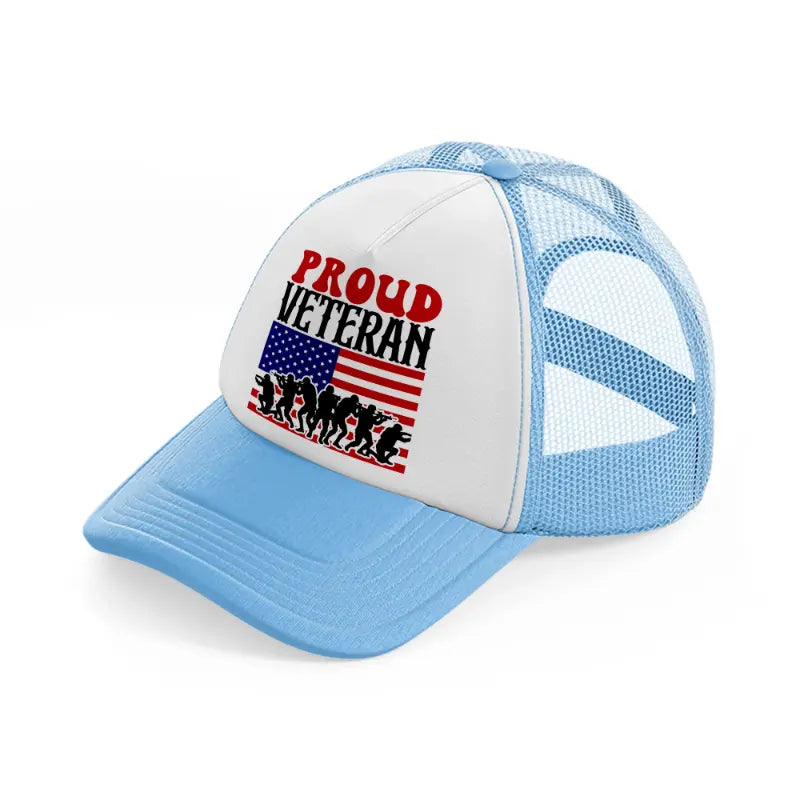 proud veteran-01-sky-blue-trucker-hat