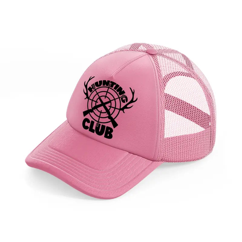 hunting club-pink-trucker-hat