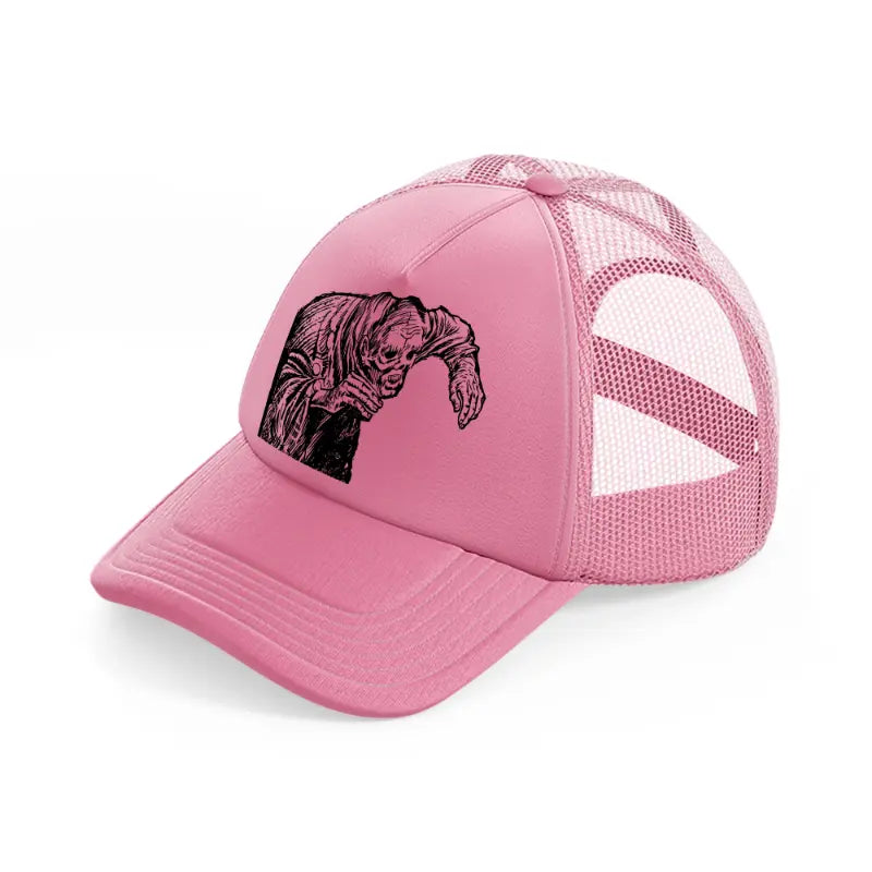 death walker pink trucker hat