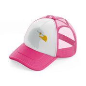 eagle (2) neon pink trucker hat