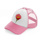 floral elements-32-pink-and-white-trucker-hat