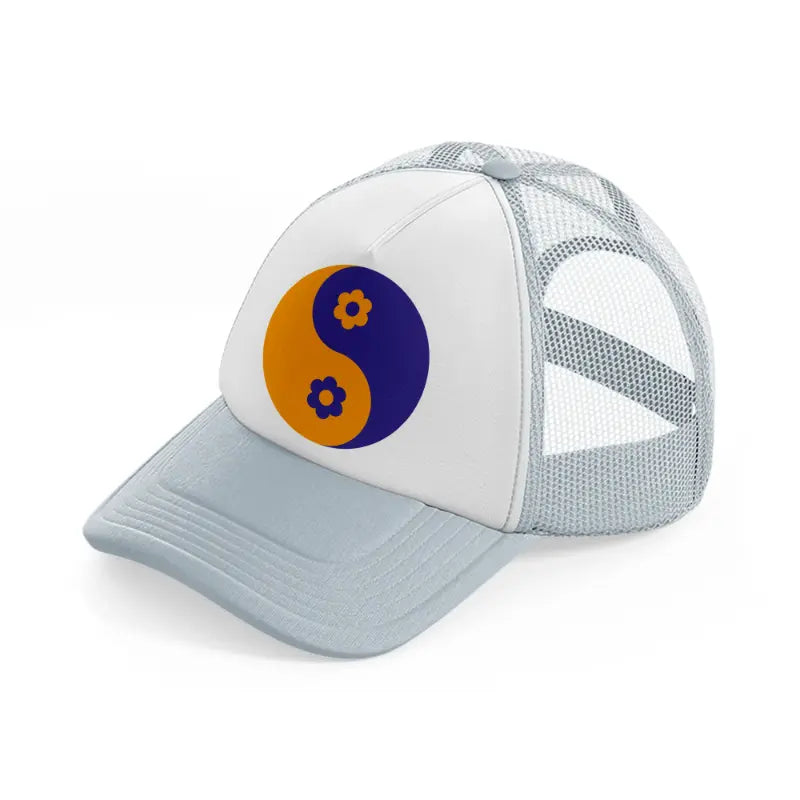 groovy 60s retro clipart transparent 11 grey trucker hat