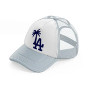 la palm tree-grey-trucker-hat
