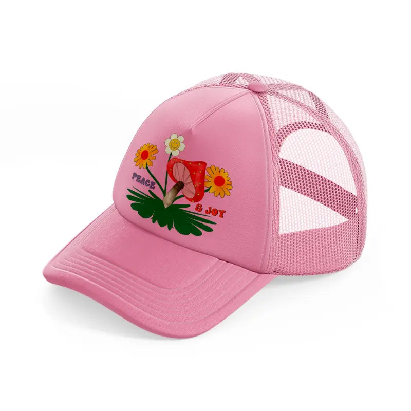 untitled 1 pink trucker hat