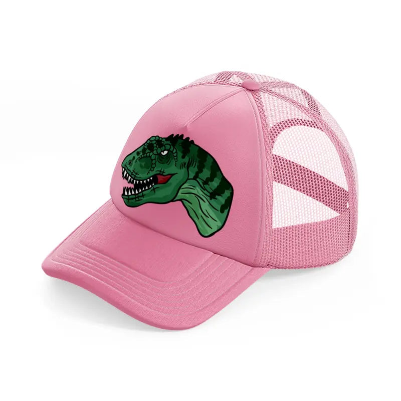 tyrannosaurus-rex-pink-trucker-hat