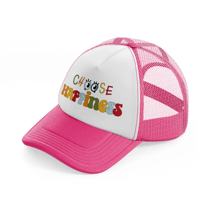 groovy quotes 09 neon pink trucker hat