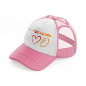 peace-love-football-pink-and-white-trucker-hat