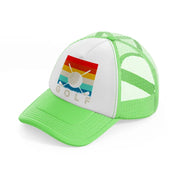 golf retro-lime-green-trucker-hat