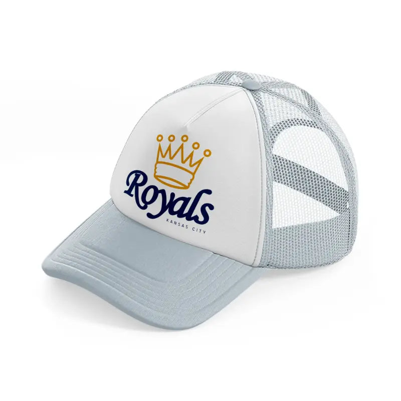 royals kansas city-grey-trucker-hat