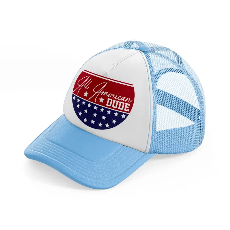 all american dude-01-sky-blue-trucker-hat