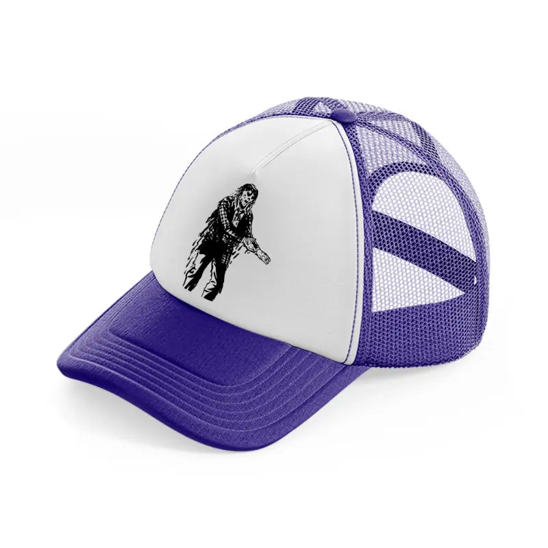 zombie-purple-trucker-hat