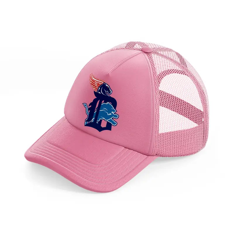 detroit tigers competition-pink-trucker-hat