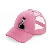 poison bottle-pink-trucker-hat