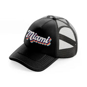 miami-black-trucker-hat