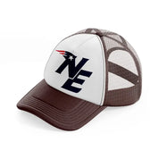 ne patriots-brown-trucker-hat
