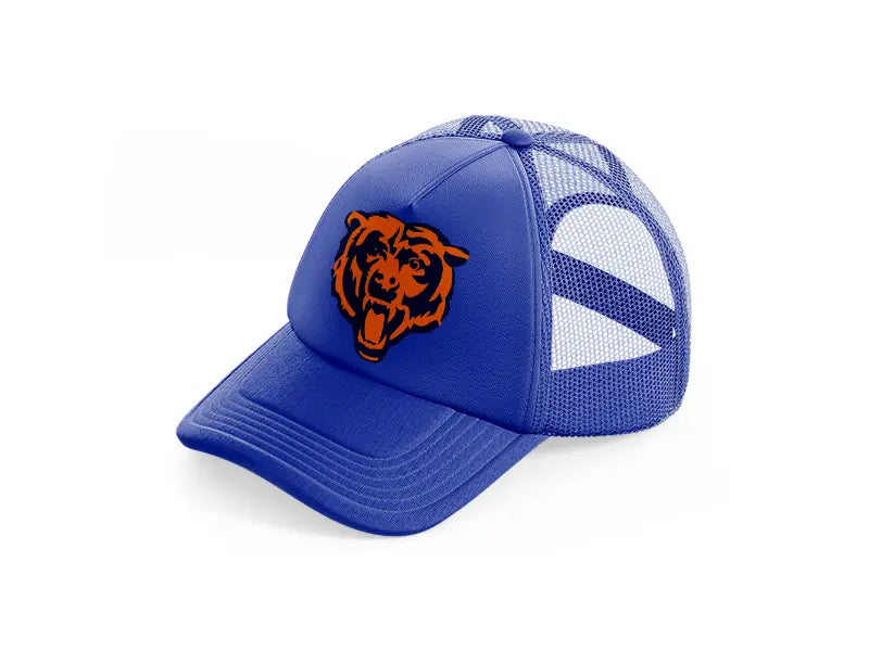 chicago bears emblem-blue-trucker-hat