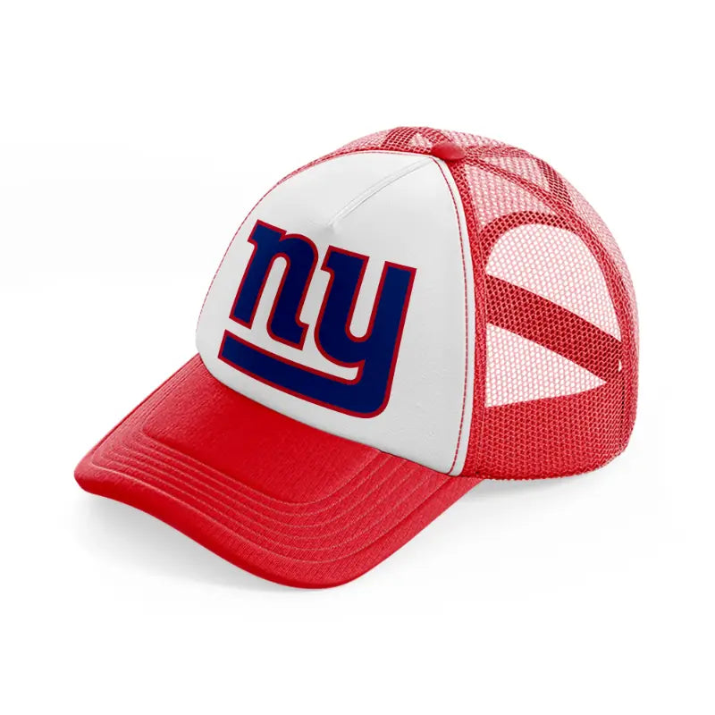 new york giants-red-and-white-trucker-hat