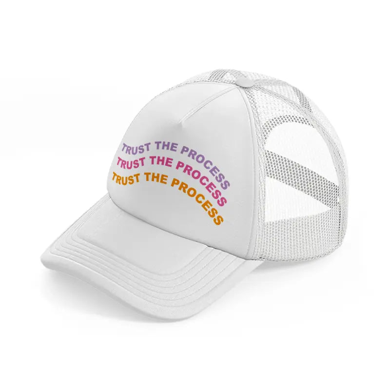trust the process-white-trucker-hat