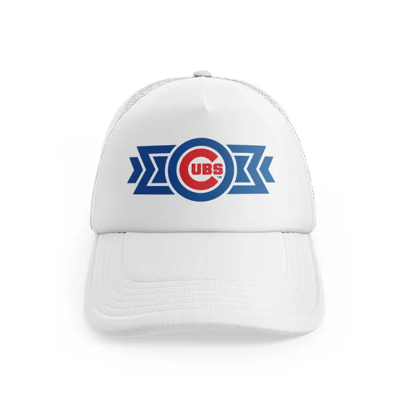 Chicago Cubs Wide Badgewhitefront-view