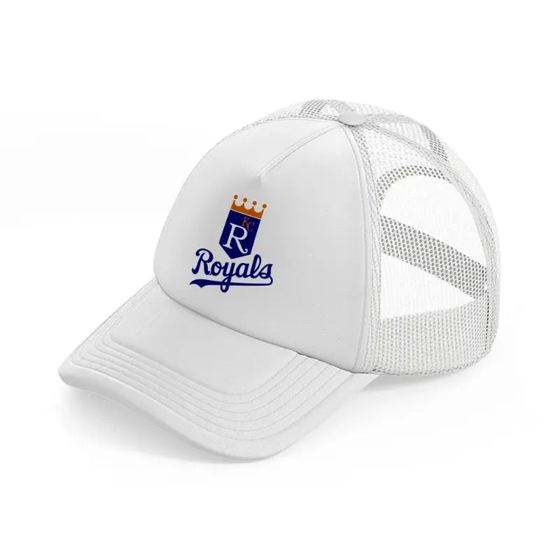 royals badge-white-trucker-hat