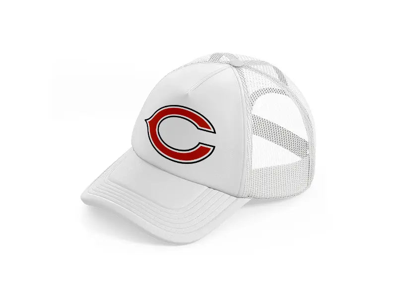 c from chicago bears-white-trucker-hat