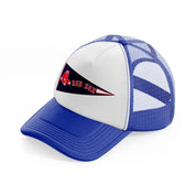 boston red sox flag-blue-and-white-trucker-hat