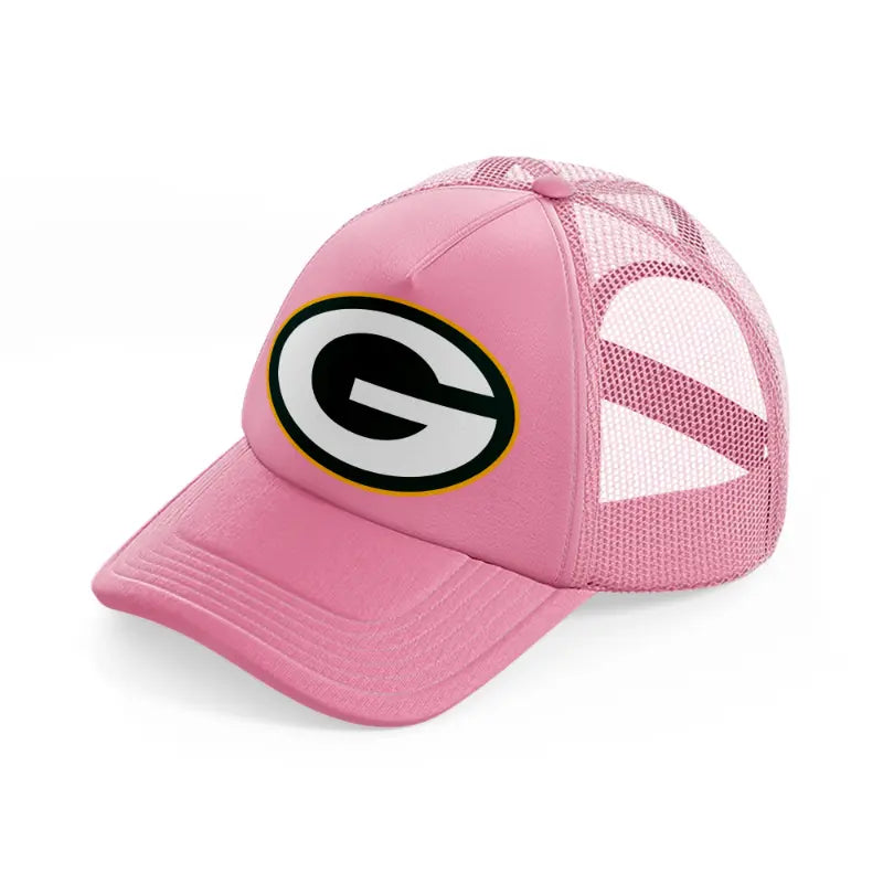green bay packers-pink-trucker-hat