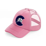 colorado rockies badge pink trucker hat