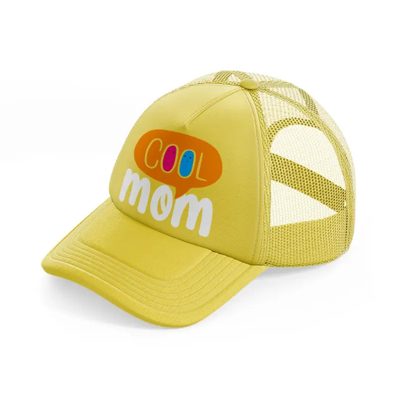 cool mom-gold-trucker-hat