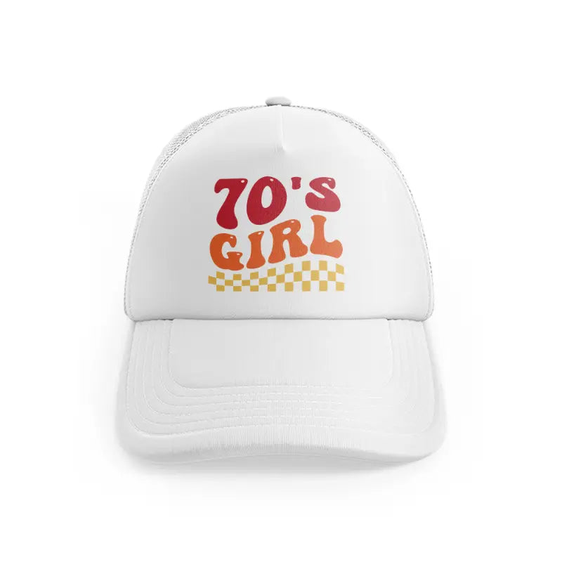 70's girl-white-trucker-hat