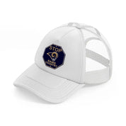 stop rams country-white-trucker-hat