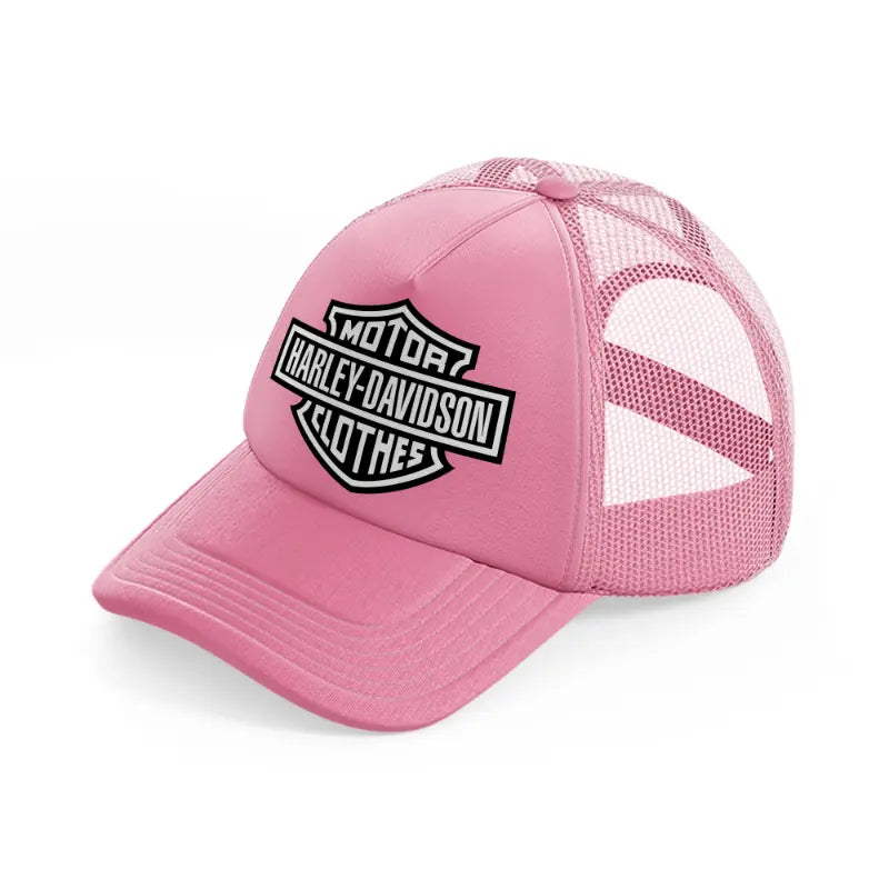 harley-davidson motor clothes-pink-trucker-hat