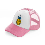 pineapple-pink-and-white-trucker-hat