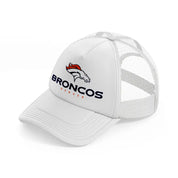 broncos denver-white-trucker-hat