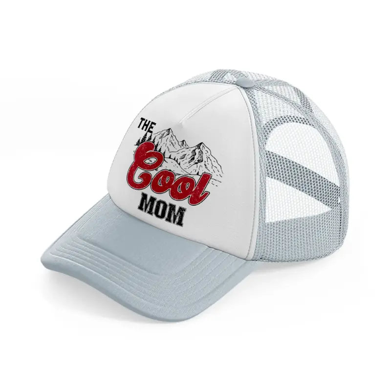 the cool mom-grey-trucker-hat