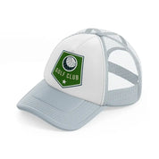 golf club green grey trucker hat