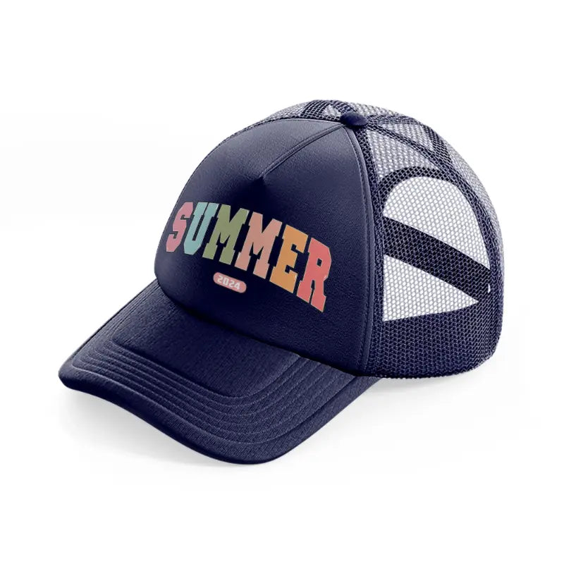 summer 2024-navy-blue-trucker-hat