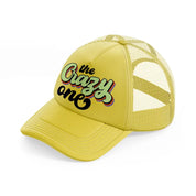 the crazy one-gold-trucker-hat