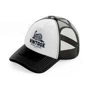 vintage cheese company black and white trucker hat