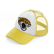 jacksonville jaguars emblem-yellow-trucker-hat