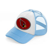 arizona cardinals small logo-sky-blue-trucker-hat