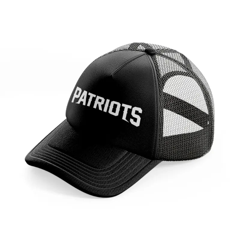 simple patriots-black-trucker-hat